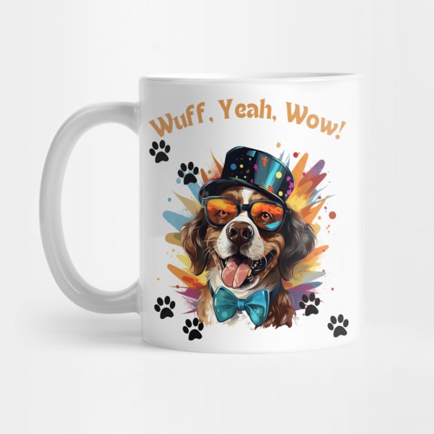 Woofy Adventure - Funny Dog Design by NedisDesign